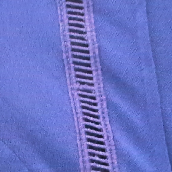 Vivid Blue Button-Up Tunic - Picture 4 of 5